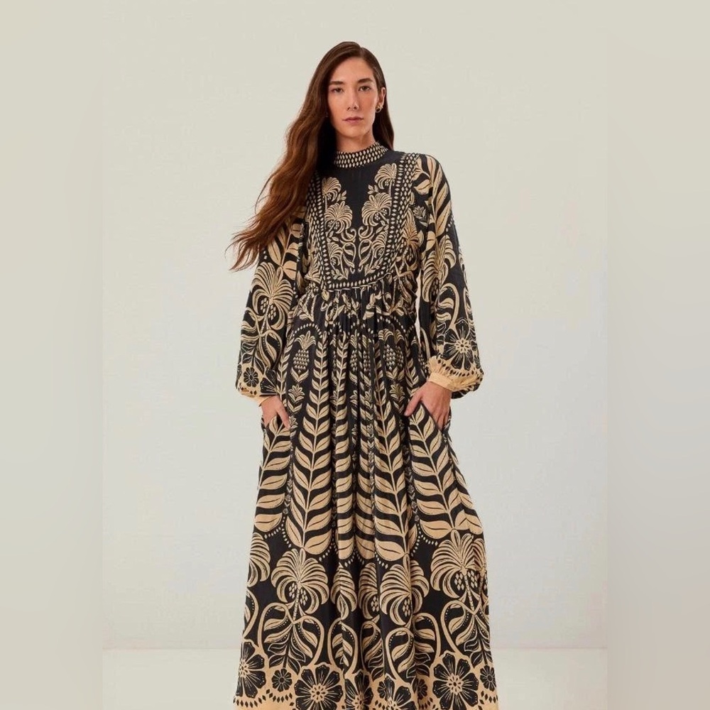 NWT Farm Rio Elegant Black and Gold Maxi Dress
MAKE AN OFFER